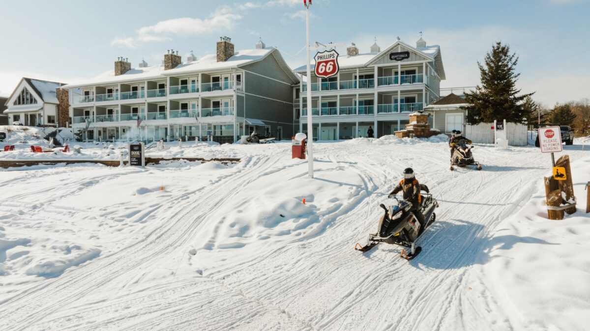 Minnesota Snowmobile Adventures at Quarterdeck Resort in Nisswa, MN