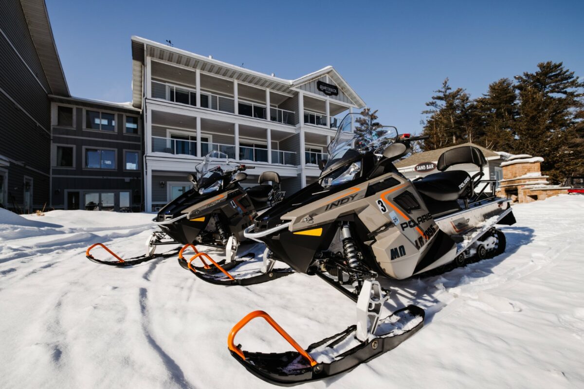 Minnesota Snowmobile Adventures at Quarterdeck Resort in Nisswa, MN