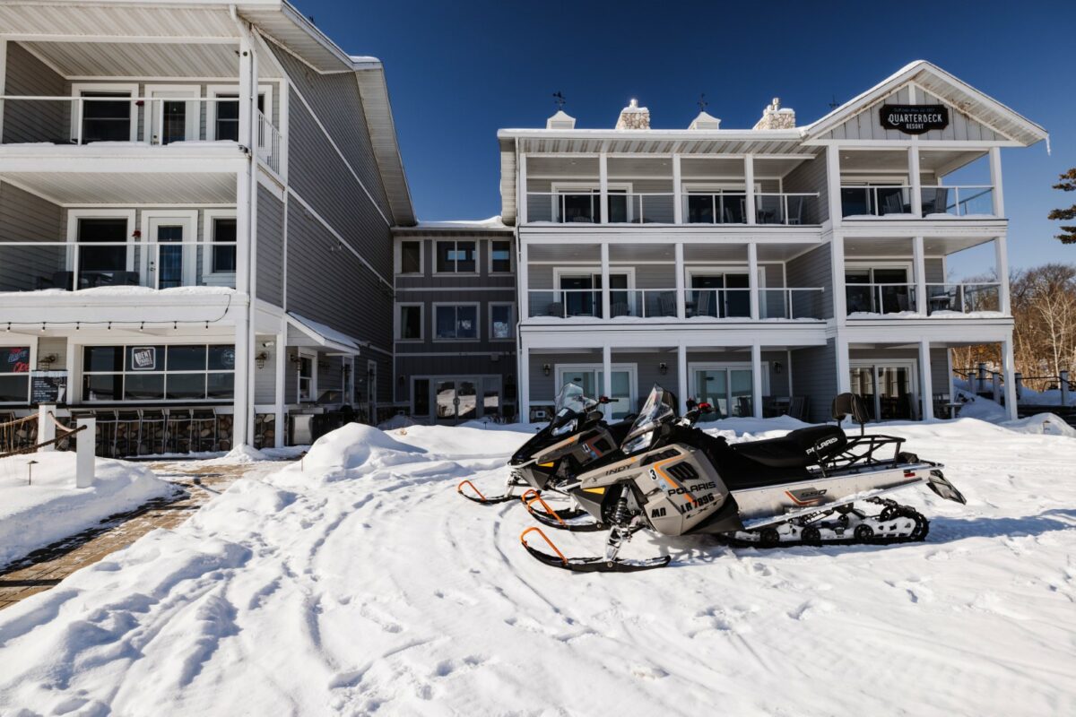 Minnesota Snowmobile Adventures at Quarterdeck Resort in Nisswa, MN