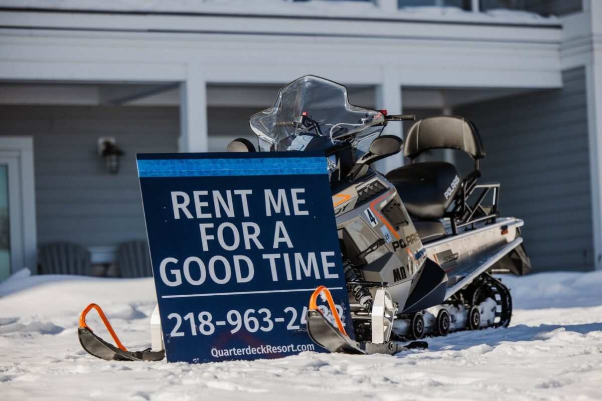 Minnesota Snowmobile Adventures at Quarterdeck Resort in Nisswa, MN